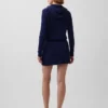 Mini-Skort aus 100 % Baumwolle im Zopfmuster