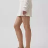 Mini-Skort aus 100 % Baumwolle im Zopfmuster
