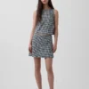 Mini-Skort aus Leinenmischung