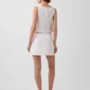 Mini-Skort aus Leinenmischung