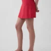 Mini-Skort aus Leinenmischung
