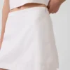 Mini-Skort aus Leinenmischung