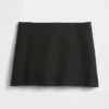 Mini-Skort aus Leinenmischung mit niedriger Leibhöhe