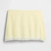 Mini-Skort aus Leinenmischung mit Spitzenbesatz