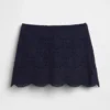 Mini-Skort mit Lochstickerei