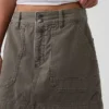 Mini-Utility-Skort mit hoher Leibhöhe