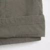 Mini-Utility-Skort mit hoher Leibhöhe