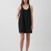 Minikleid mit Knopfleiste vorne