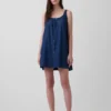 Minikleid mit Knopfleiste vorne