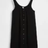 Minikleid mit Knopfleiste vorne