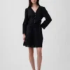 Minikleid mit Spitzenbesatz