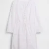 Minikleid mit Spitzenbesatz
