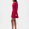Minikleid mit tief sitzender Taille