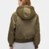 Mit Kunstfell gefütterte Utility-Jacke mit Kapuze