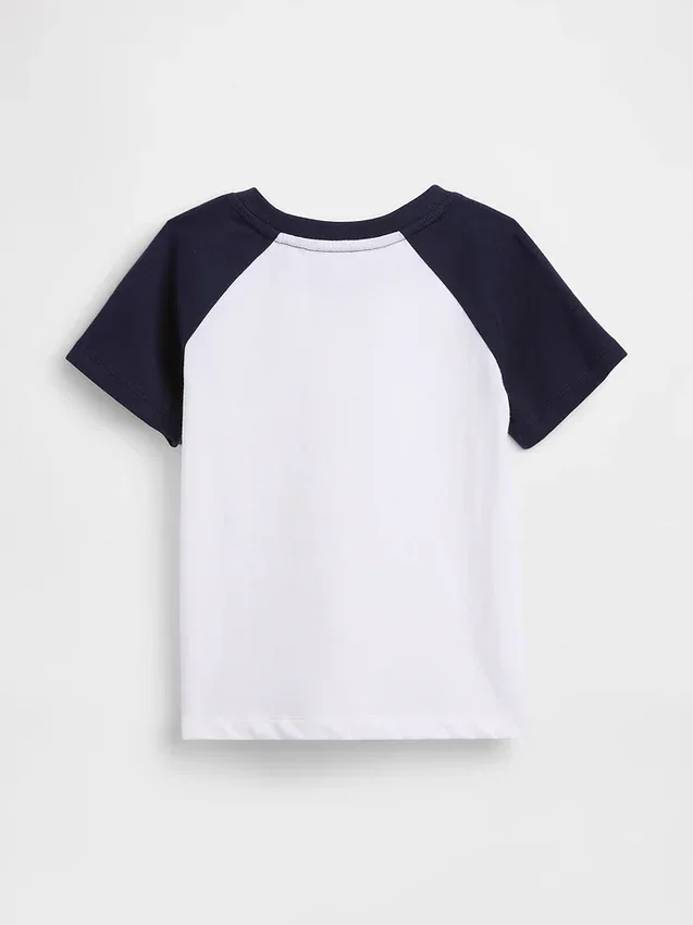 Mix & Match-Raglan-T-Shirt für Baby & Kleinkind