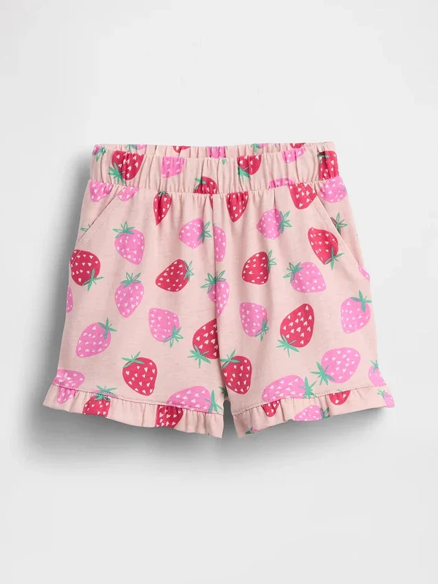 Mix & Match-Shorts mit Rüschen zum Hineinschlüpfen für Baby & Kleinkind