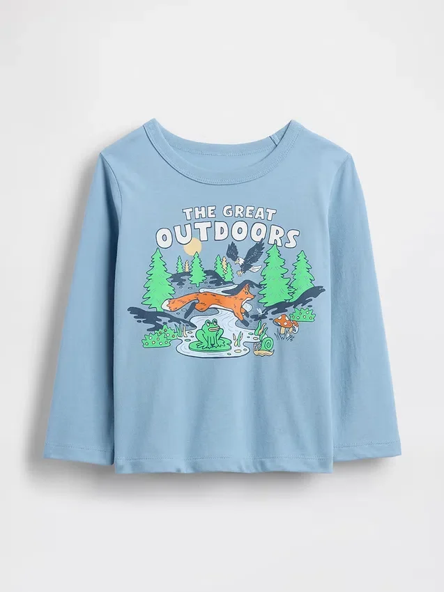 Mix & Match-T-Shirt mit Aufdruck für Baby & Kleinkind
