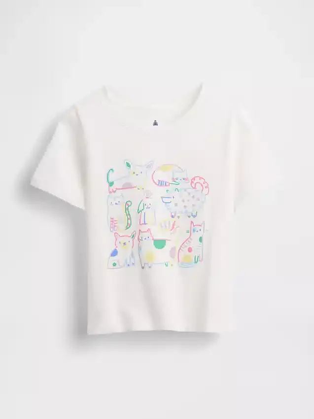 Mix & Match-T-Shirt mit Aufdruck für Baby & Kleinkind