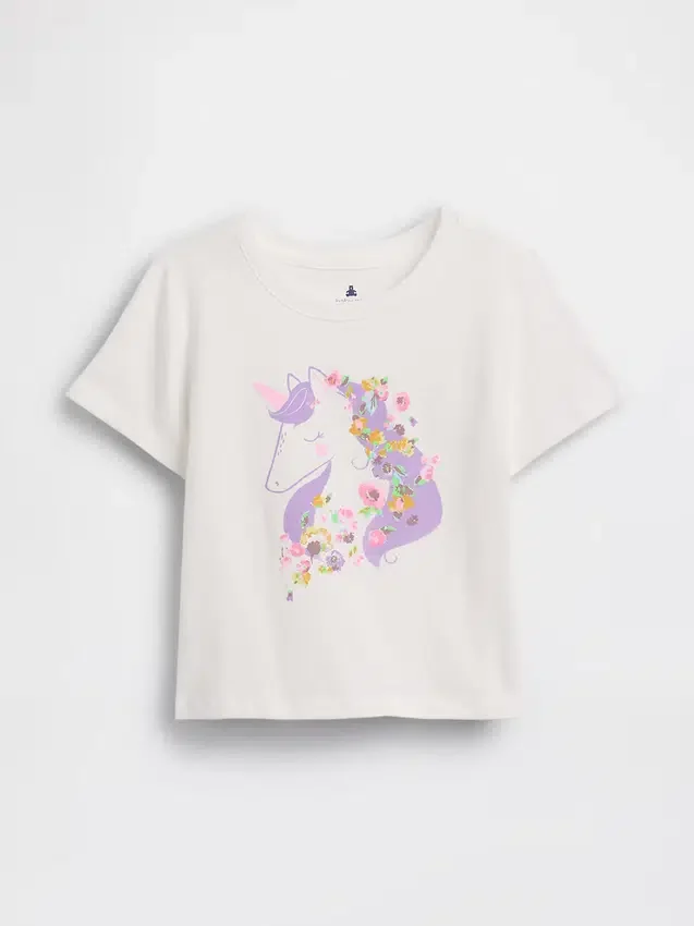 Mix & Match-T-Shirt mit Aufdruck für Baby & Kleinkind