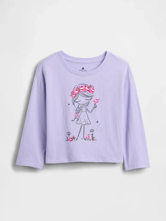 Mix & Match-T-Shirt mit Aufdruck für Baby & Kleinkind