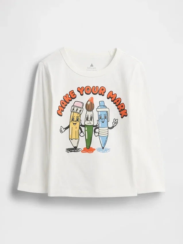 Mix & Match-T-Shirt mit Aufdruck für Baby & Kleinkind