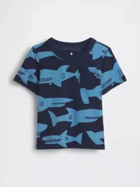 Mix-&-Match-T-Shirt mit Aufdruck und Tasche für Baby & Kleinkind