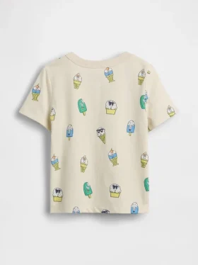 Mix-&-Match-T-Shirt mit Aufdruck und Tasche für Baby & Kleinkind