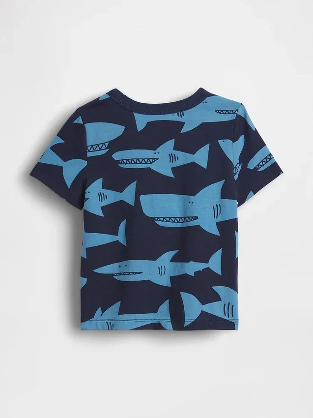 Mix-&-Match-T-Shirt mit Aufdruck und Tasche für Baby & Kleinkind
