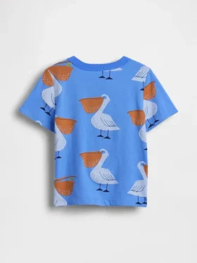 Mix-&-Match-T-Shirt mit Aufdruck und Tasche für Baby & Kleinkind