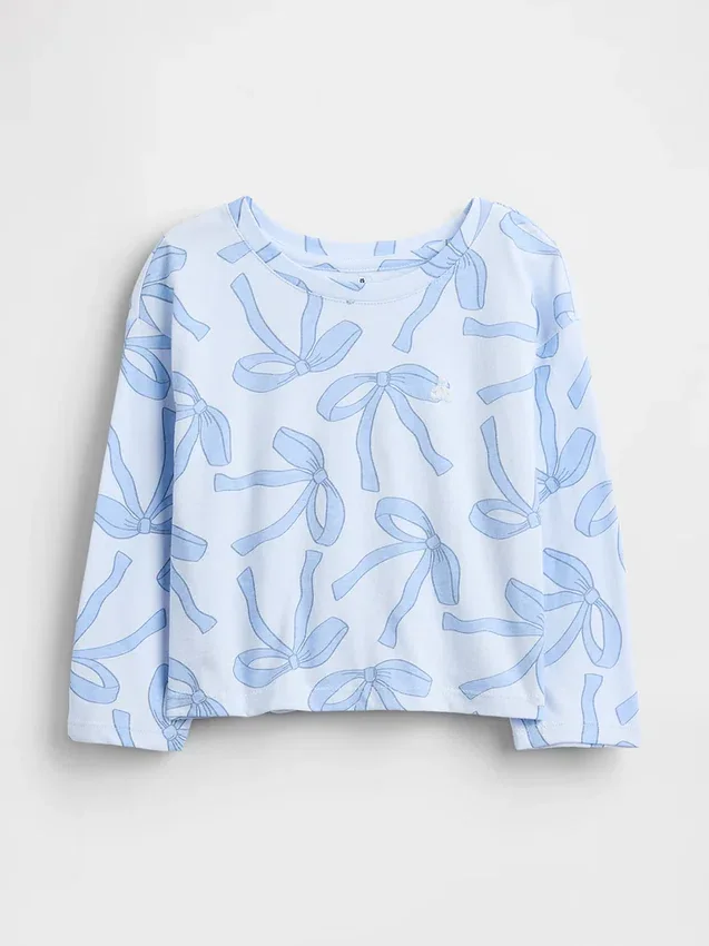 Mix & Match-T-Shirt mit überschnittenen Schultern für Baby & Kleinkind
