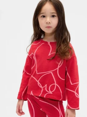 Mix & Match-T-Shirt mit überschnittenen Schultern für Baby & Kleinkind