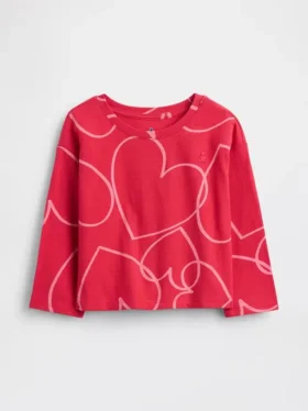 Mix & Match-T-Shirt mit überschnittenen Schultern für Baby & Kleinkind