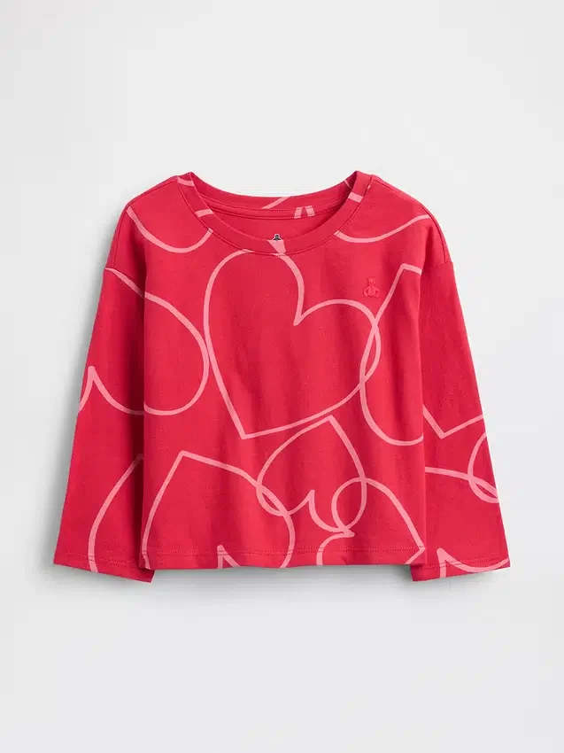 Mix & Match-T-Shirt mit überschnittenen Schultern für Baby & Kleinkind