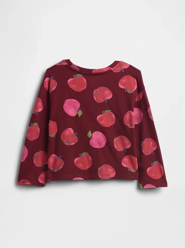 Mix & Match-T-Shirt mit überschnittenen Schultern für Baby & Kleinkind