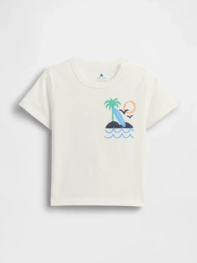 Mix & Match-T-Shirt mit Grafik für Baby & Kleinkind
