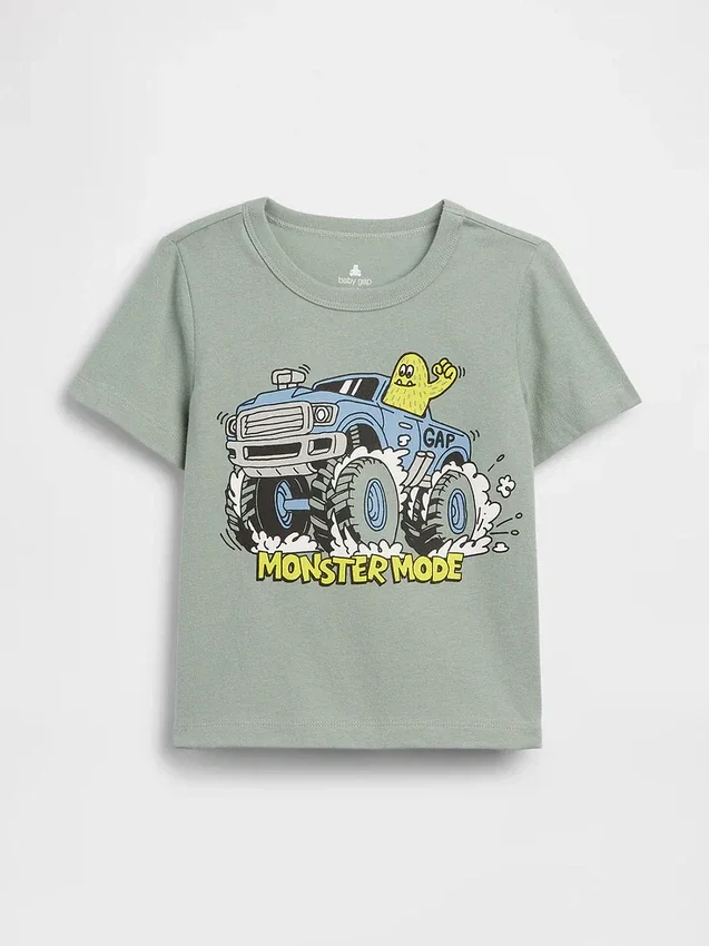 Mix & Match-T-Shirt mit Grafik für Baby & Kleinkind