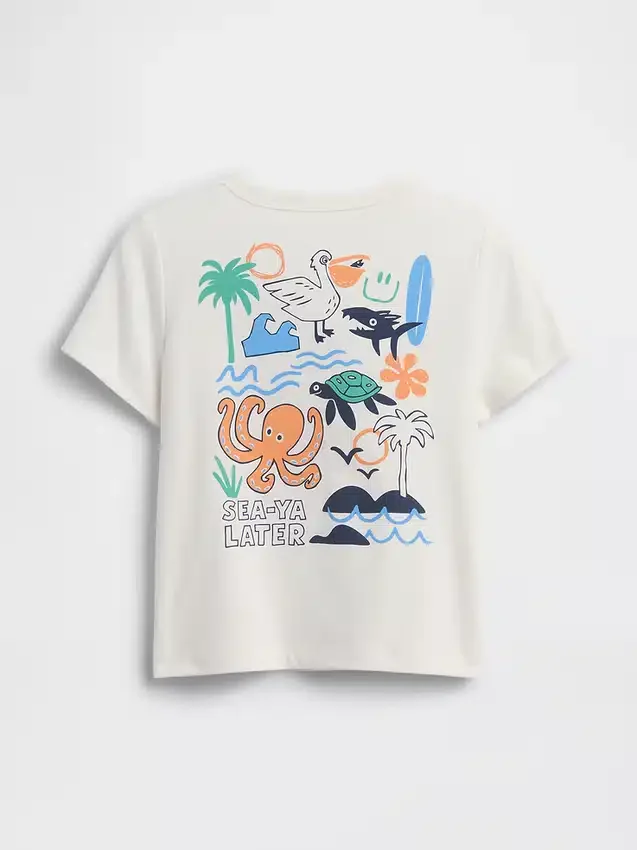 Mix & Match-T-Shirt mit Grafik für Baby & Kleinkind