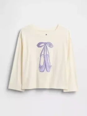 Mix & Match-T-Shirt mit lässigem Aufdruck für Baby & Kleinkind