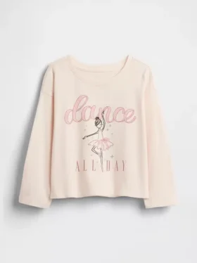 Mix & Match-T-Shirt mit lässigem Aufdruck für Baby & Kleinkind