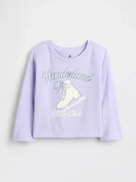 Mix & Match-T-Shirt mit lässigem Aufdruck für Baby & Kleinkind