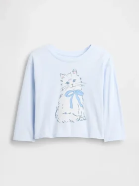 Mix & Match-T-Shirt mit lässigem Aufdruck für Baby & Kleinkind