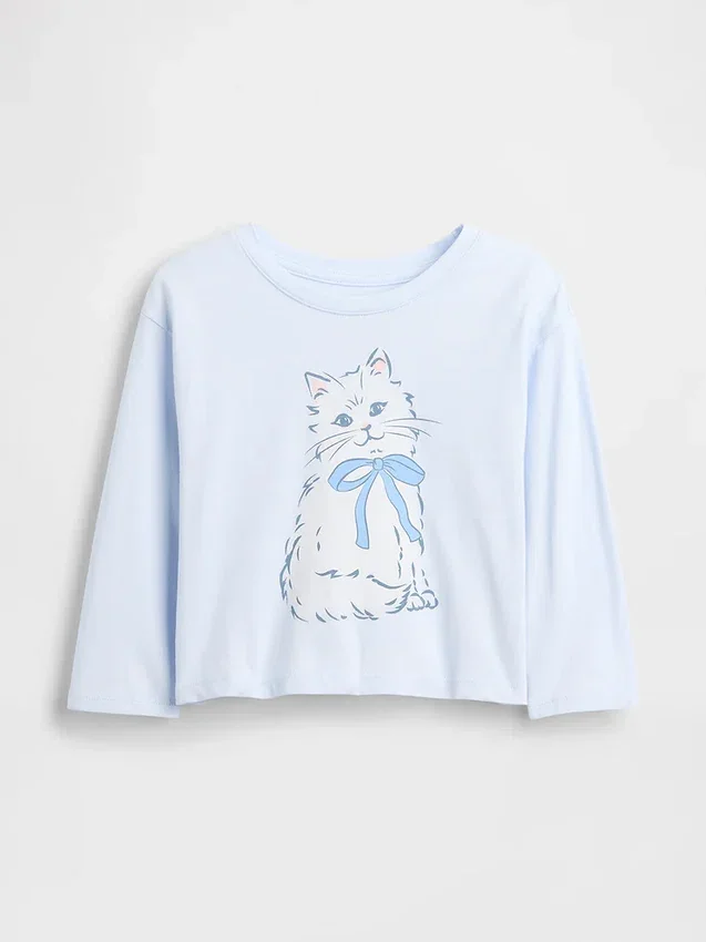 Mix & Match-T-Shirt mit lässigem Aufdruck für Baby & Kleinkind