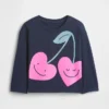 Mix & Match-T-Shirt mit lässigem Aufdruck für Baby & Kleinkind