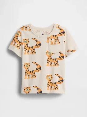 Mix & Match-T-Shirt mit Tasche für Baby & Kleinkind