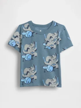 Mix & Match-T-Shirt mit Tasche für Baby & Kleinkind
