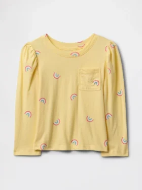 Mix & Match-T-Shirt mit Tasche für Baby & Kleinkind