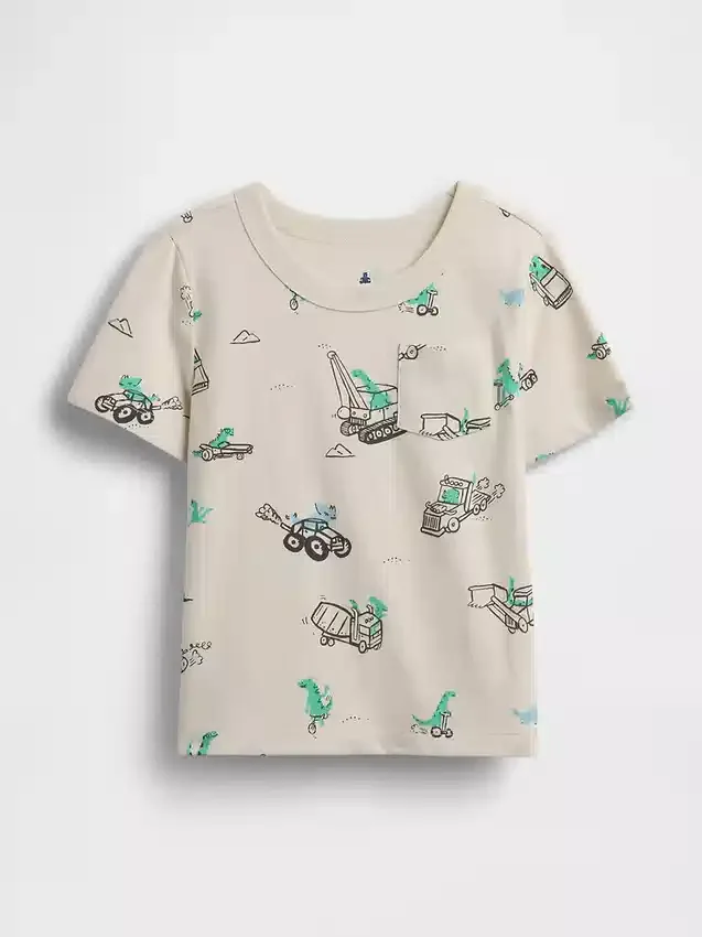 Mix & Match-T-Shirt mit Tasche für Baby & Kleinkind