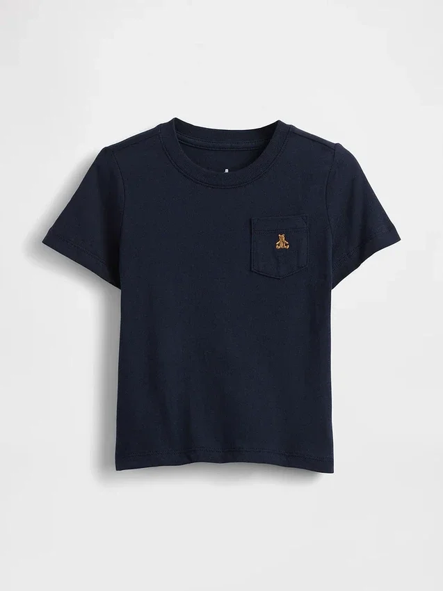 Mix & Match-T-Shirt mit Tasche für Baby & Kleinkind