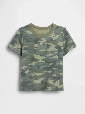 Mix & Match-T-Shirt mit Tasche für Baby & Kleinkind