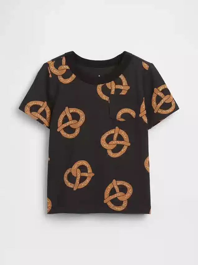 Mix & Match-T-Shirt mit Tasche für Baby & Kleinkind